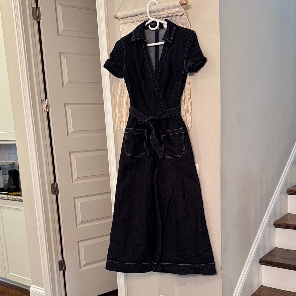 Colette Denim Jumpsuit by Maeve